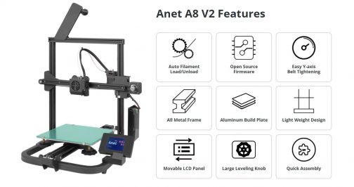 Anet V8 V2 3D Printer