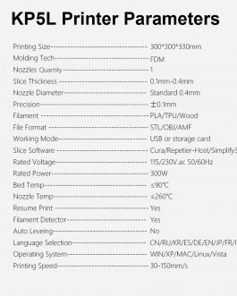 KINGROON impresora 3D KP5L