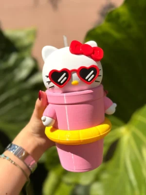 vaso milkshake hello kitty