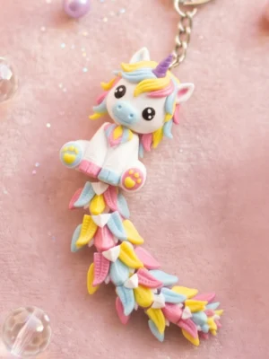 llaveros souvenir regalo cumplea&ntilde;os llaveros flexi unicornio