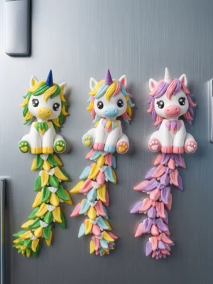 imanes animales unicornio impresion 3d