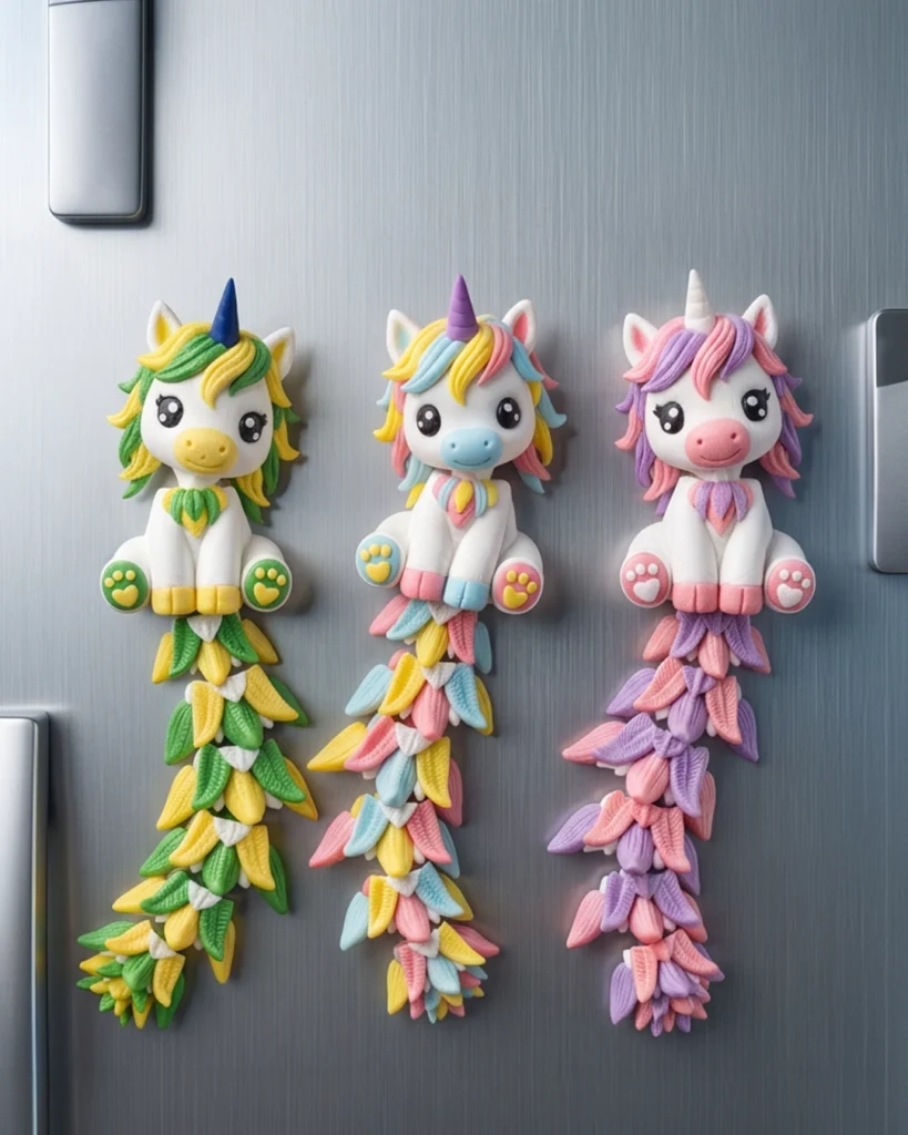 imanes animales unicornio impresion 3d
