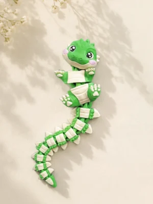llavero cocodrilo flexi flexible impresion 3d