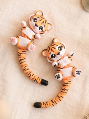 llavero tigre flexi flexible impresion 3d