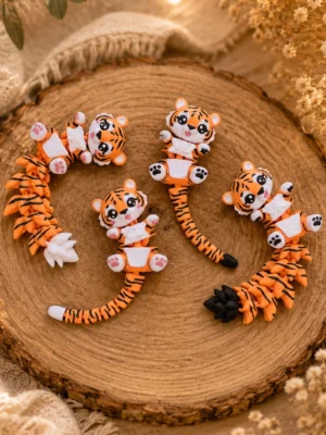 fluffy_tigre2 llavero tigre flexi flexible impresion 3d