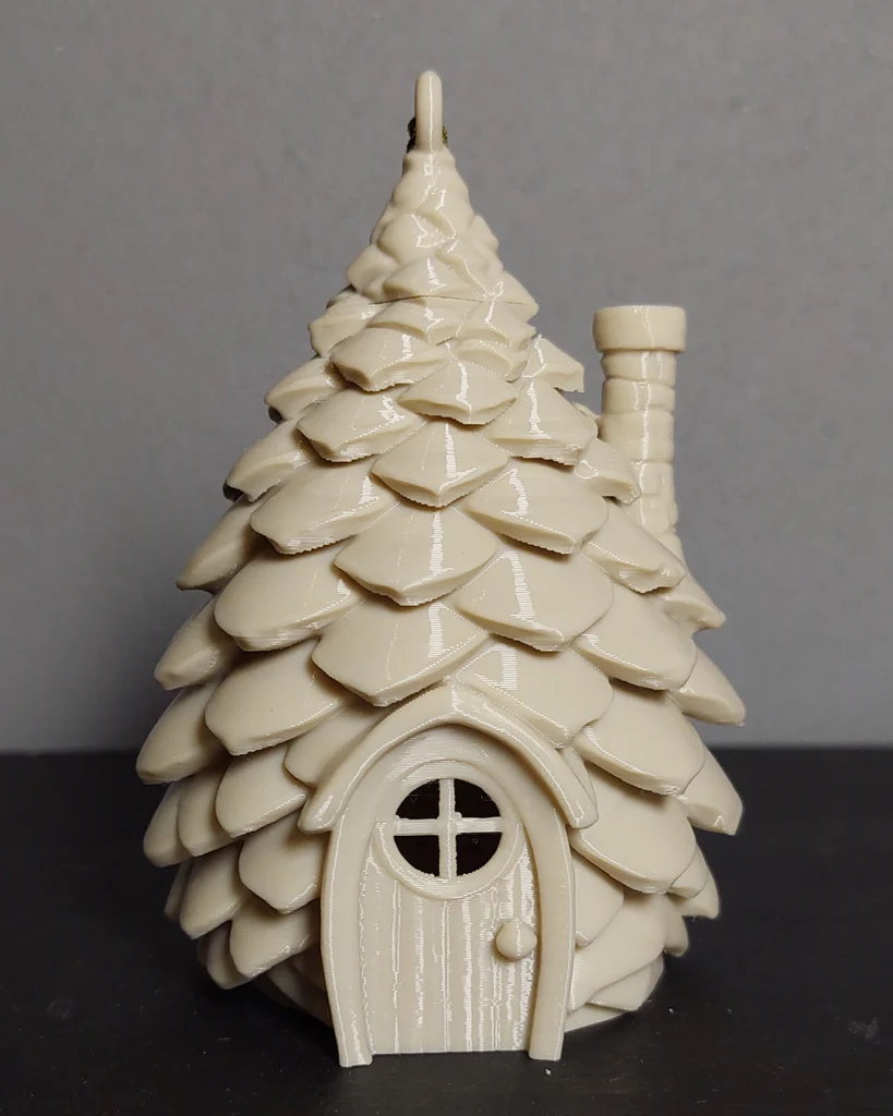 casita adorno navide&ntilde;o con luz adorno navidad