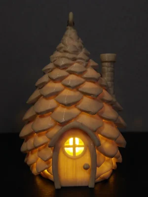 casita-piña1luz casita adorno navideño con luz adorno navidad