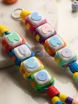 llaveros personalizados con nombre clicker paracord