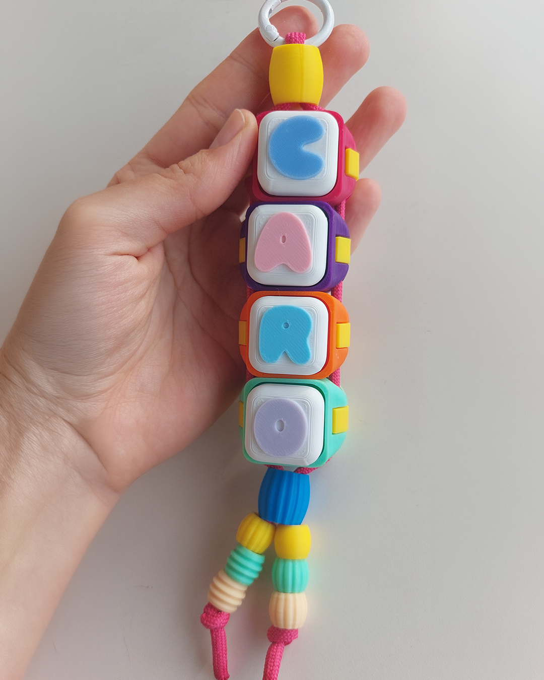 llaveros personalizados con nombre clicker paracord