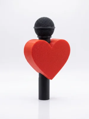 mic-corazon1b Porta micrófono lavalier impreso en 3D micrófono inalámbrico