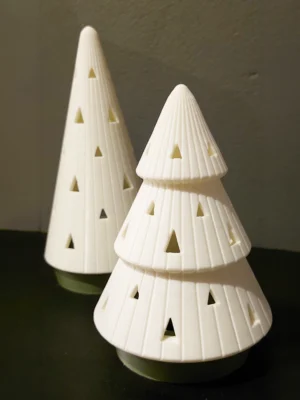 set pinitos navidad con luz vela led adorno navideño