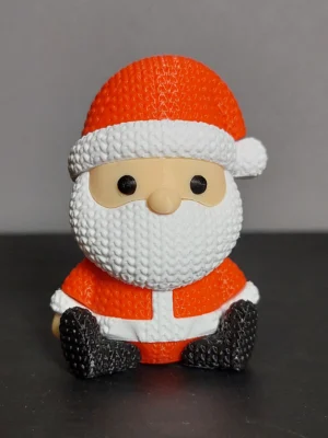 papa noel tejido decorativo navidad navide&ntilde;o