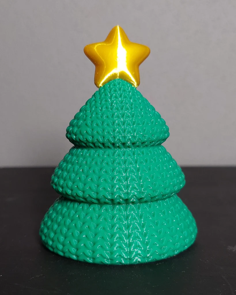 Adorno Arbolito Navide&ntilde;o Amigurumi Impreso en 3D