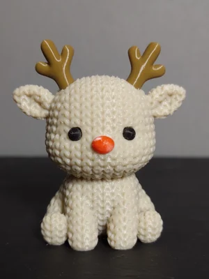reno amigurumi adorno navide&ntilde;o navidad