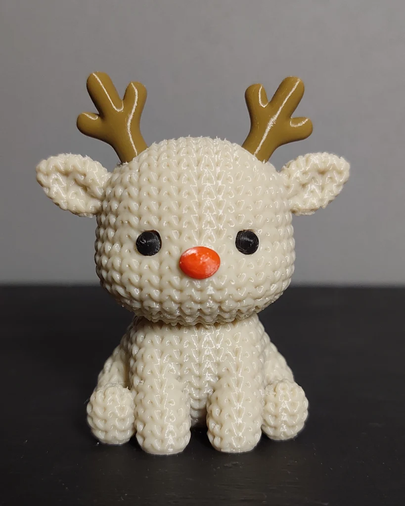 reno amigurumi adorno navide&ntilde;o navidad