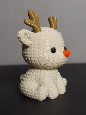 reno amigurumi adorno navide&ntilde;o navidad